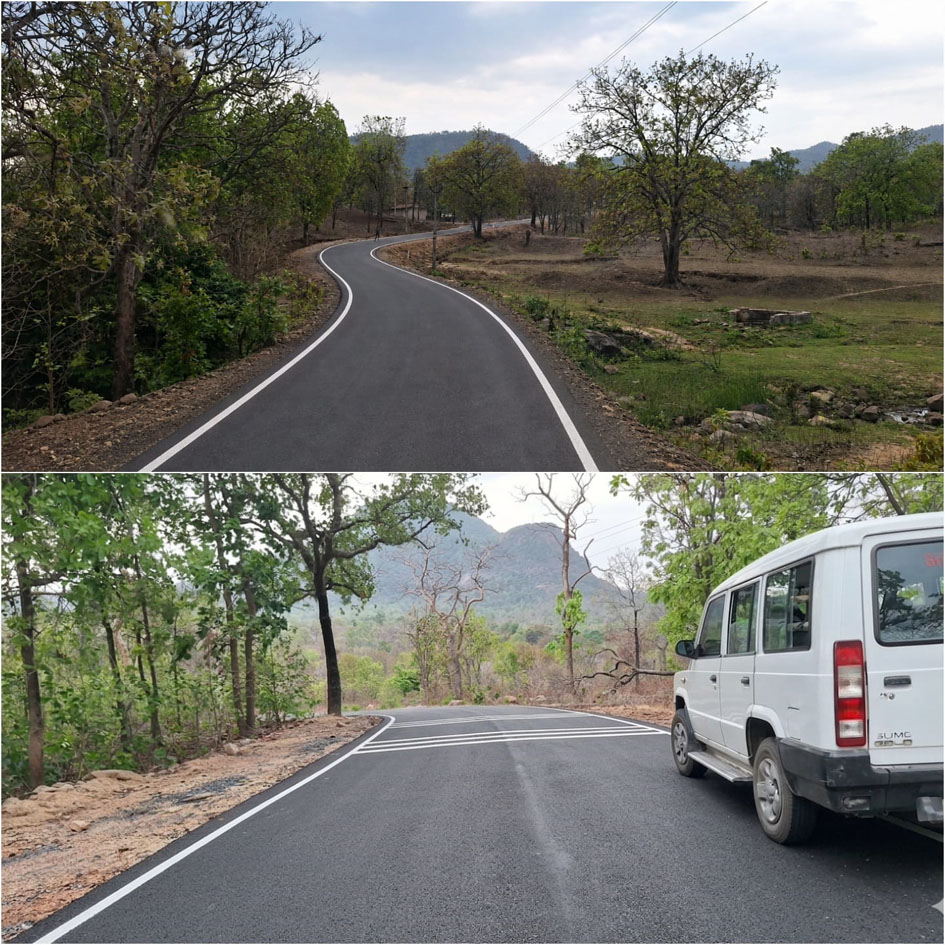 पहाड़ों के बीच बसाहट तक पहुँची नई उम्मीद की सडक़