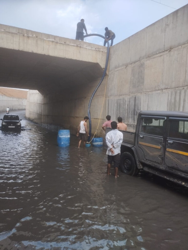गर्मी की बारिश से अंडरपास लबालब क्या होगा मानसून सीजन में?